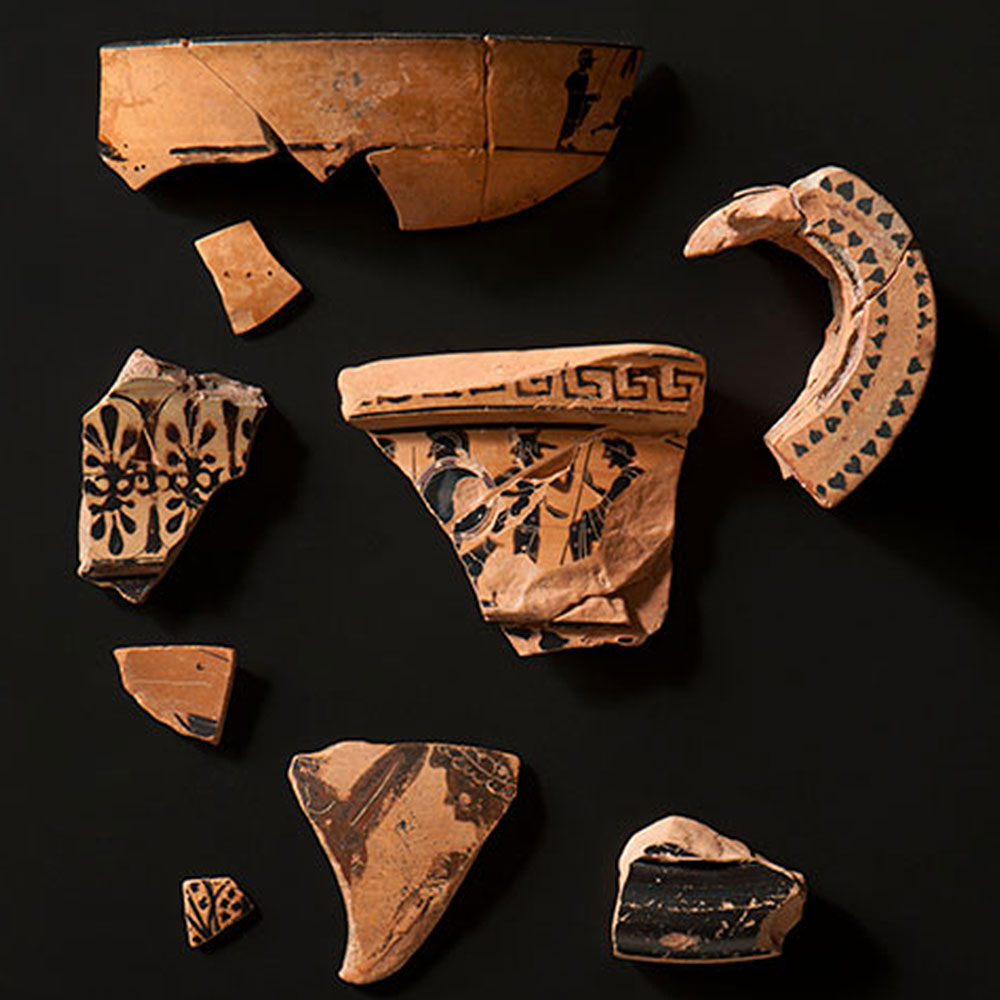 Heuneburg - Fragmente importierter griechischer Keramik